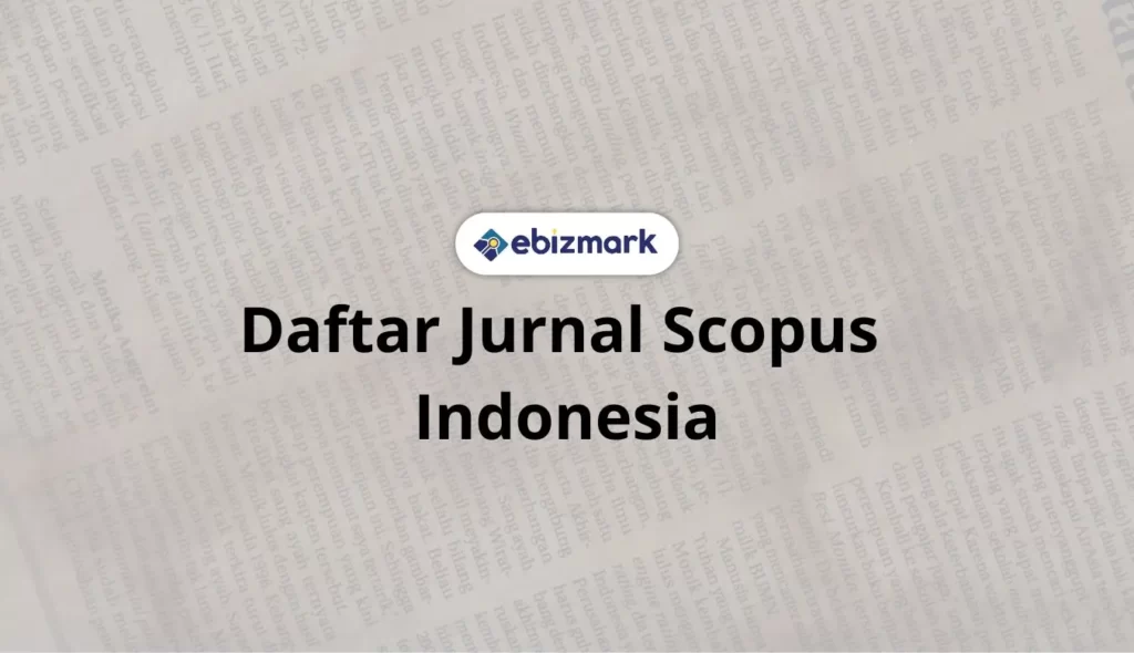 daftar jurnal scopus indonesia